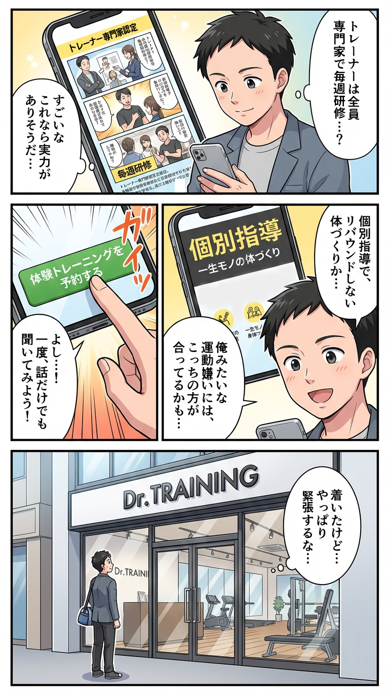 フィットネス漫画 2ページ目