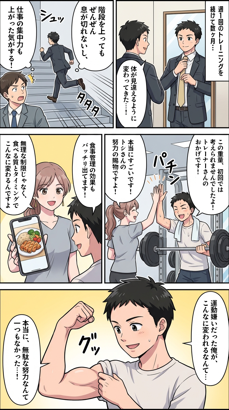 フィットネス漫画 6ページ目