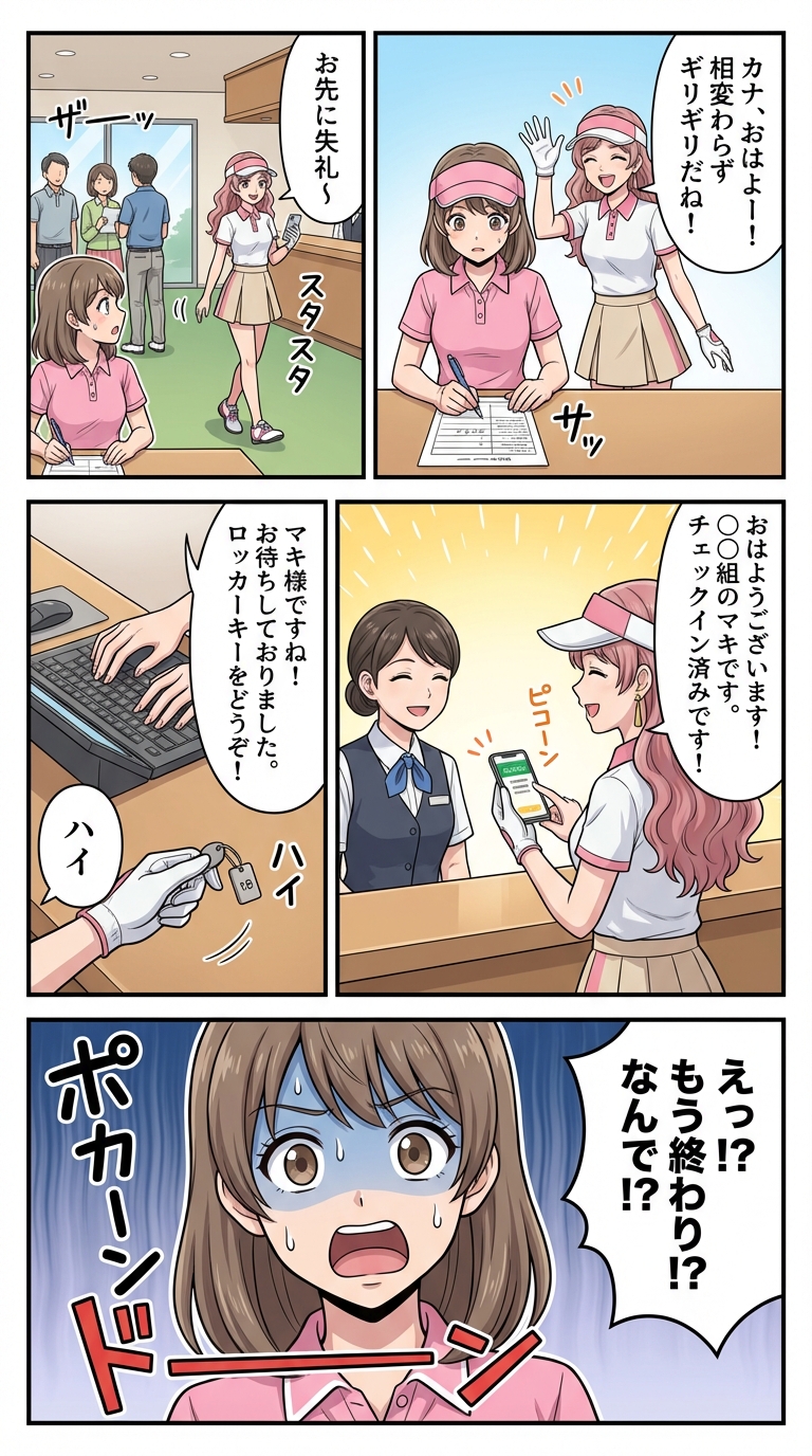 ゴルパス漫画 2ページ目