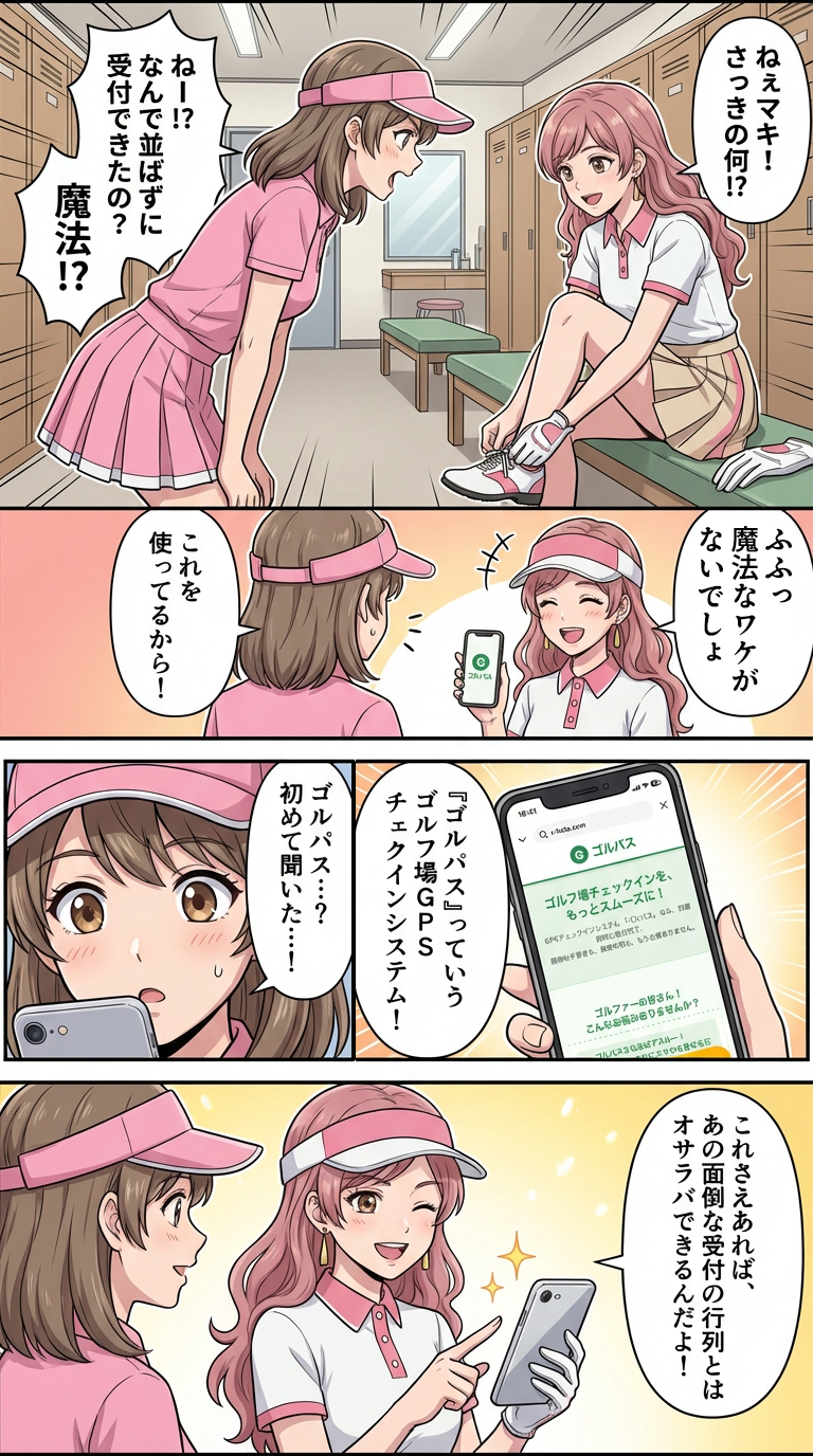 ゴルパス漫画 3ページ目