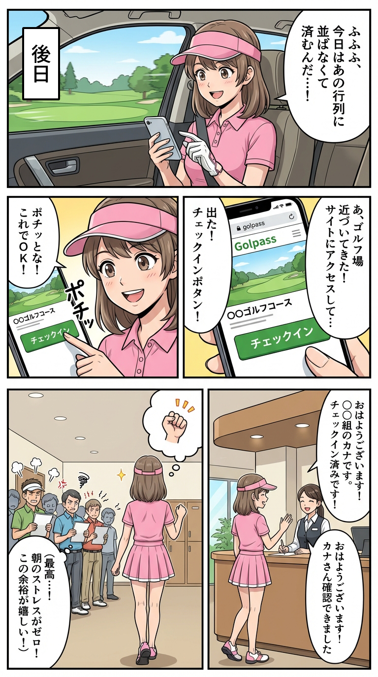ゴルパス漫画 7ページ目