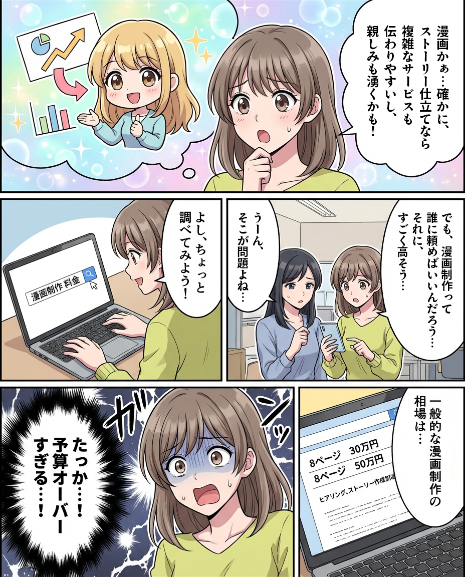 漫画サンプル 2ページ目