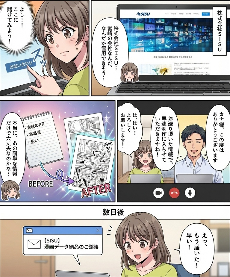 漫画サンプル 6ページ目