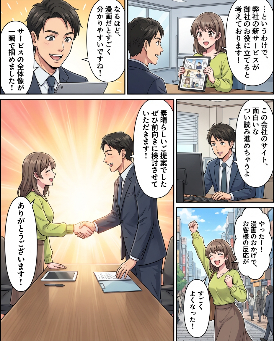 漫画サンプル 8ページ目